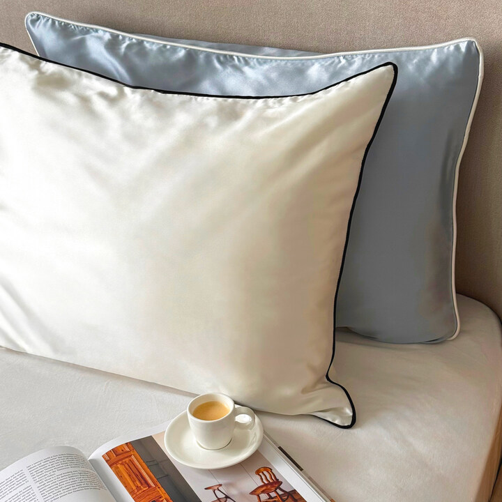 Наволочка 50х70 с кантом из фирменного шёлка